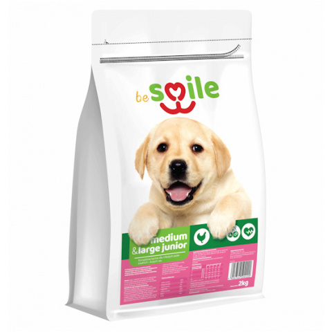 beSMILE DOG-Medium&Large Junior7,5kg karma dla młodych psów średnich i dużych ras 