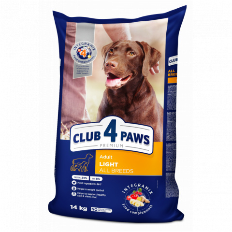 Club 4 Paws - karma dla psów light - 14kg 