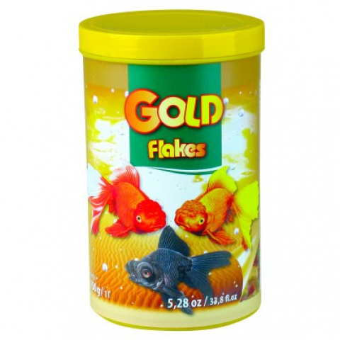 Pok.GOLD 1 L/150gl-pokar płatki d/ryb 