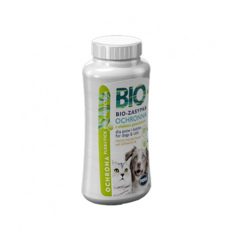 Zasypka Bio 100g z olej.geraniowym d/kotów i psów 